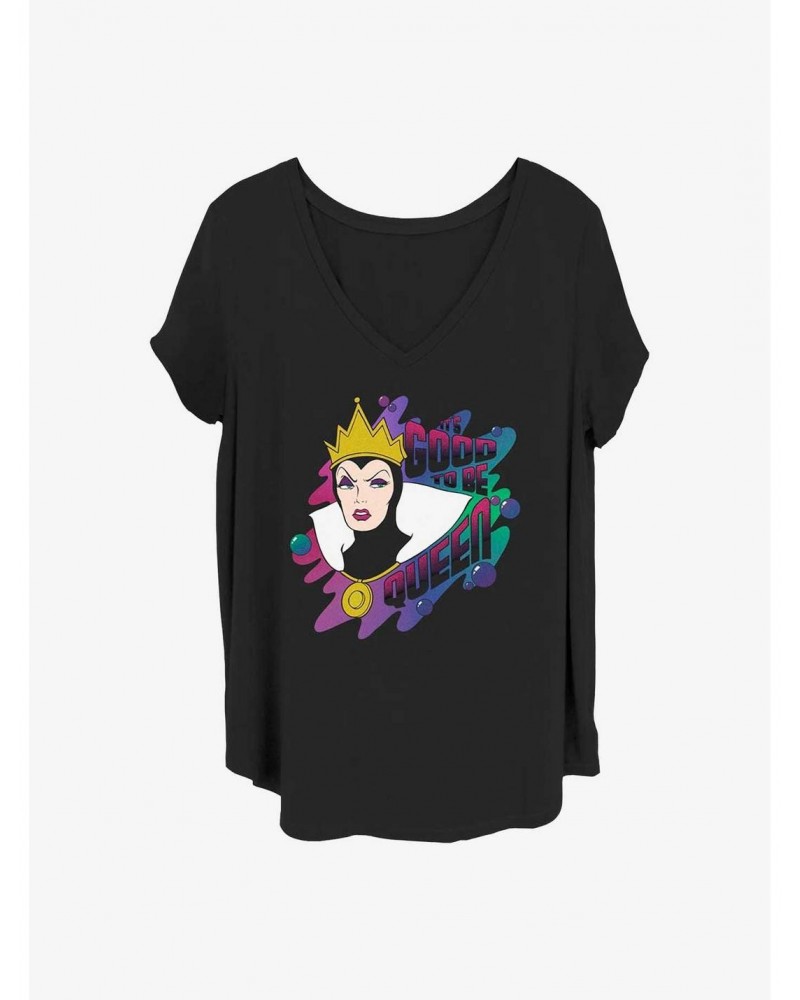 Disney Villains Good To Be Queen Girls T-Shirt Plus Size $13.58 T-Shirts