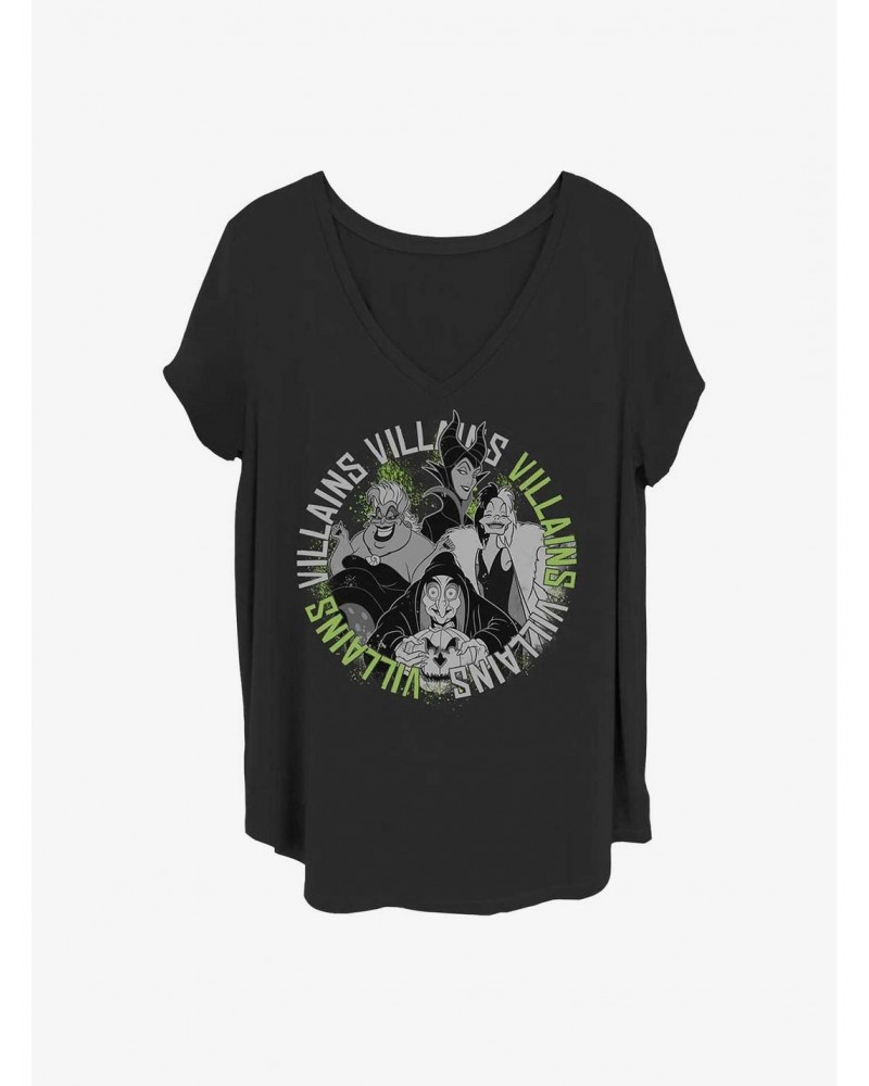 Disney Villains Villain Friends Girls T-Shirt Plus Size $14.45 T-Shirts