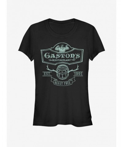 Disney Beauty And The Beast Tavern Gaston Girls T-Shirt $9.71 T-Shirts