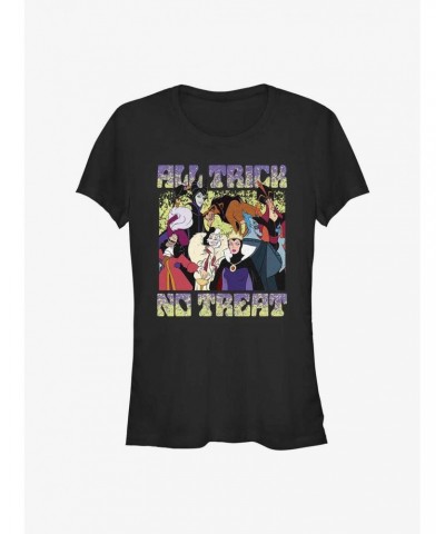 Disney Villains All Trick No Treat Girls T-Shirt $11.95 T-Shirts