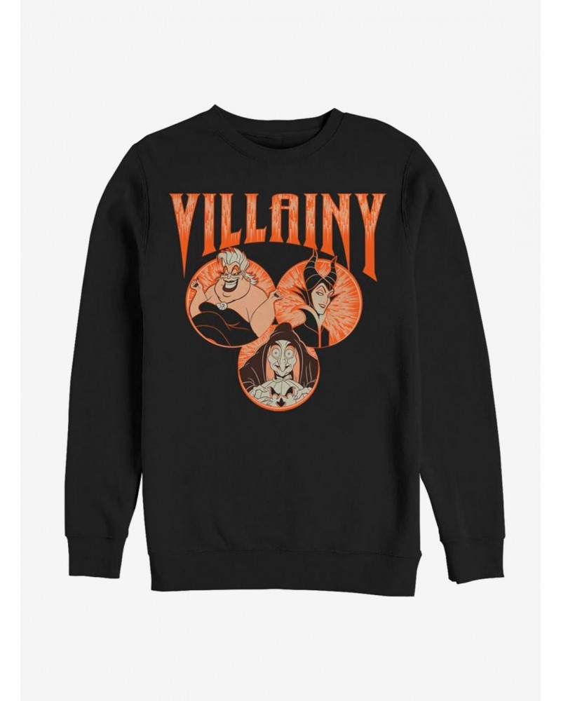 Disney Villains Villainy Circled Sweatshirt $16.24 Sweatshirts