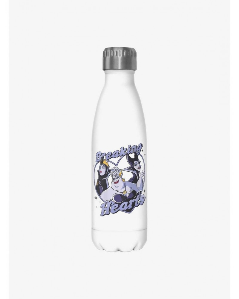 Disney Villains Breaking Hearts Water Bottle $8.72 Water Bottles