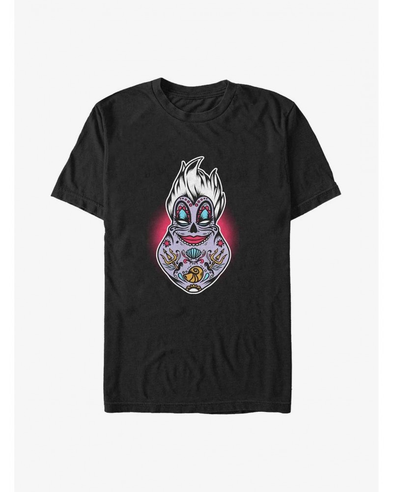 Disney The Little Mermaid Sugar Skull Ursula Big & Tall T-Shirt $10.76 T-Shirts