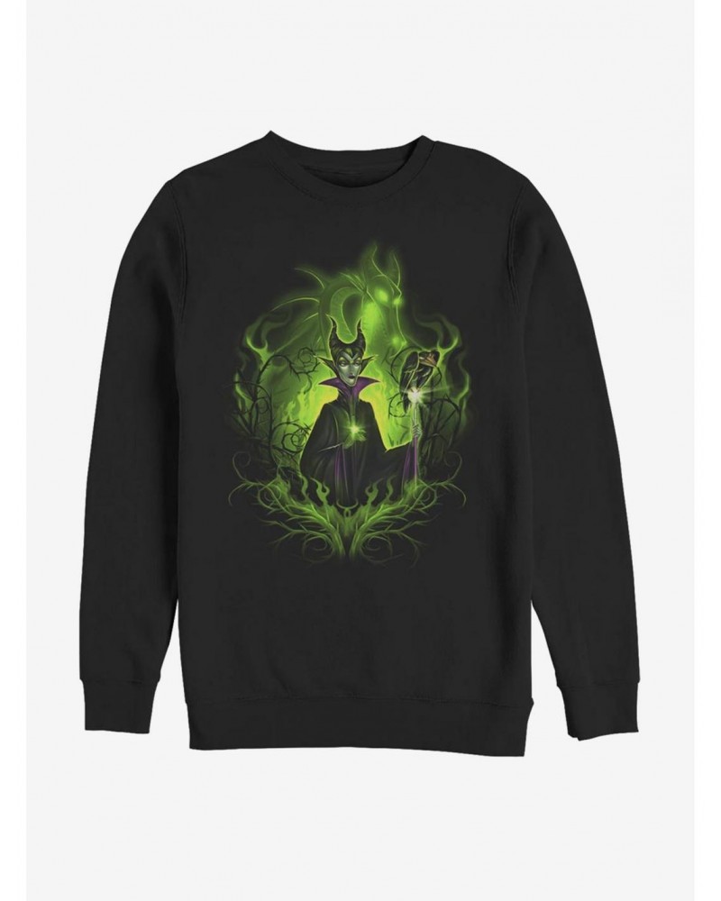 Disney Villains Maleficent Dark Fairy Sweatshirt $12.92 Sweatshirts