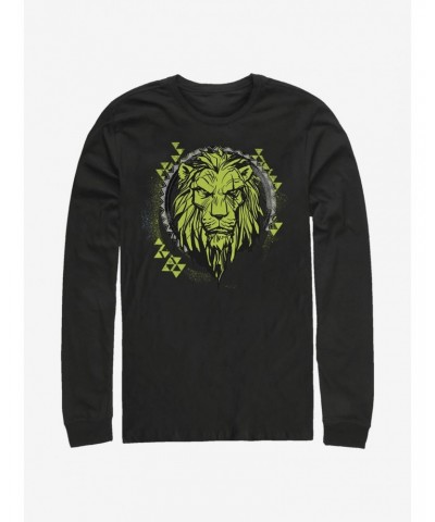 Disney The Lion King 2019 Tribal Scar Long-Sleeve T-Shirt $13.16 T-Shirts