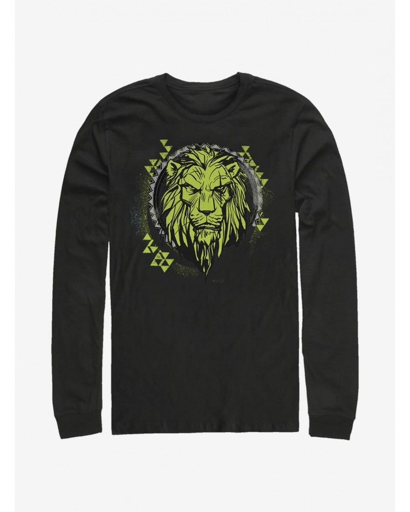 Disney The Lion King 2019 Tribal Scar Long-Sleeve T-Shirt $13.16 T-Shirts