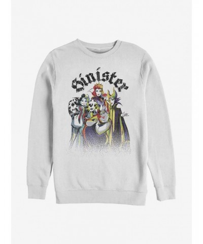 Disney Villains Sinister Crew Sweatshirt $12.92 Sweatshirts