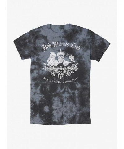 Disney Villains Bad Witches Club Ursula, Evil Queen, and Maleficent Tie-Dye T-Shirt $8.81 T-Shirts
