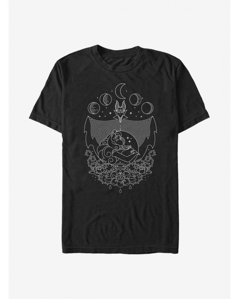 Disney Sleeping Beauty Maleficent Geometric T-Shirt $7.89 T-Shirts