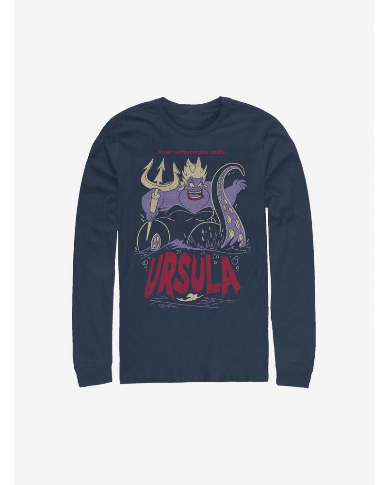 Disney The Little Mermaid Ursula The Sea Witch Long-Sleeve T-Shirt $12.83 T-Shirts