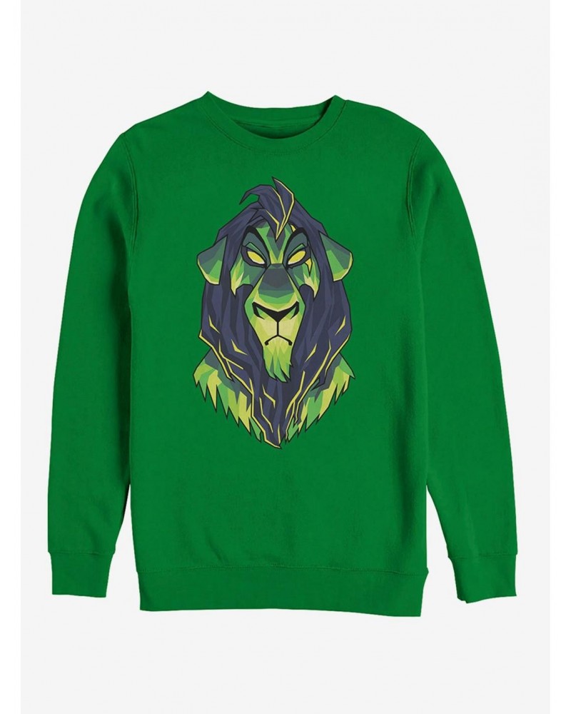 Disney Lion King Scary Geometric Scar Sweatshirt $17.71 Sweatshirts