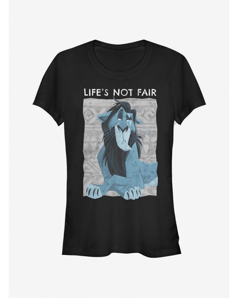 Disney The Lion King Scar Not Fair Girls T-Shirt $8.72 T-Shirts
