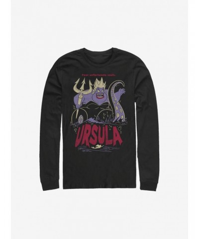 Disney The Little Mermaid Ursula The Sea Witch Long-Sleeve T-Shirt $14.15 T-Shirts