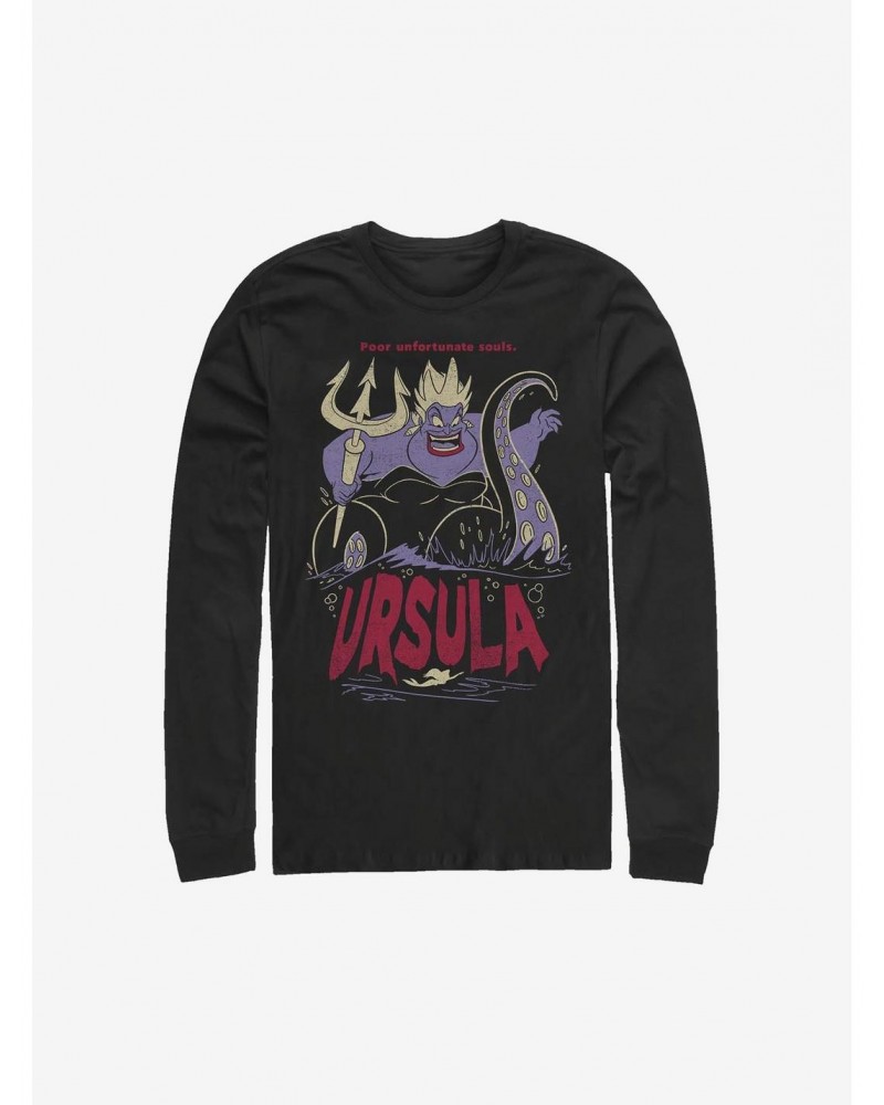 Disney The Little Mermaid Ursula The Sea Witch Long-Sleeve T-Shirt $14.15 T-Shirts
