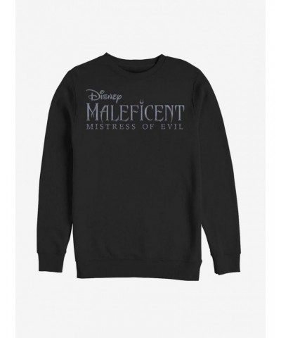 Disney Maleficent: Mistress of Evil Mistress Logo Sweatshirt $16.97 Sweatshirts