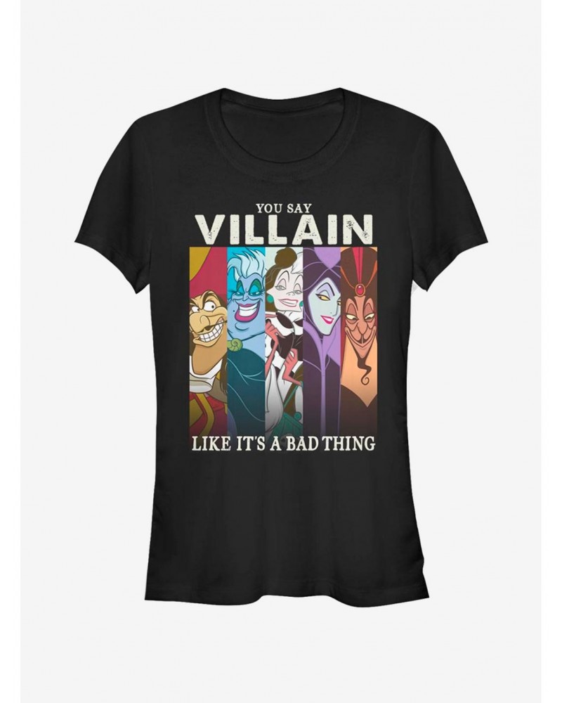 Disney Villains Villain Like Bad Girls T-Shirt $10.96 T-Shirts