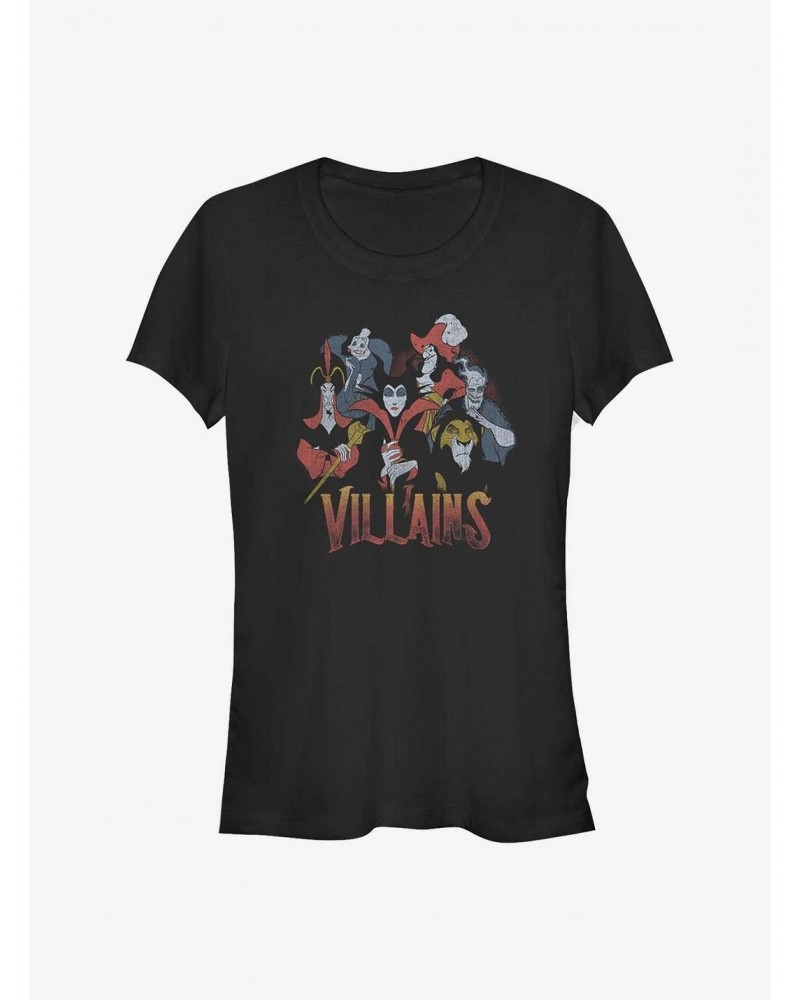 Disney Villains Villains Vintage Girls T-Shirt $10.46 T-Shirts