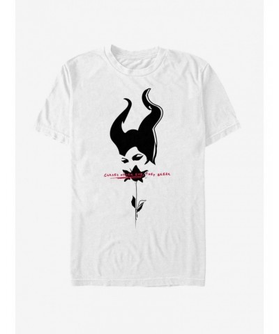 Disney Maleficent: Mistress Of Evil Black Rose T-Shirt $8.60 T-Shirts