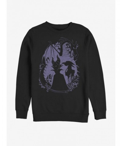 Disney Villains Maleficent Bone Heart Sweatshirt $18.08 Sweatshirts