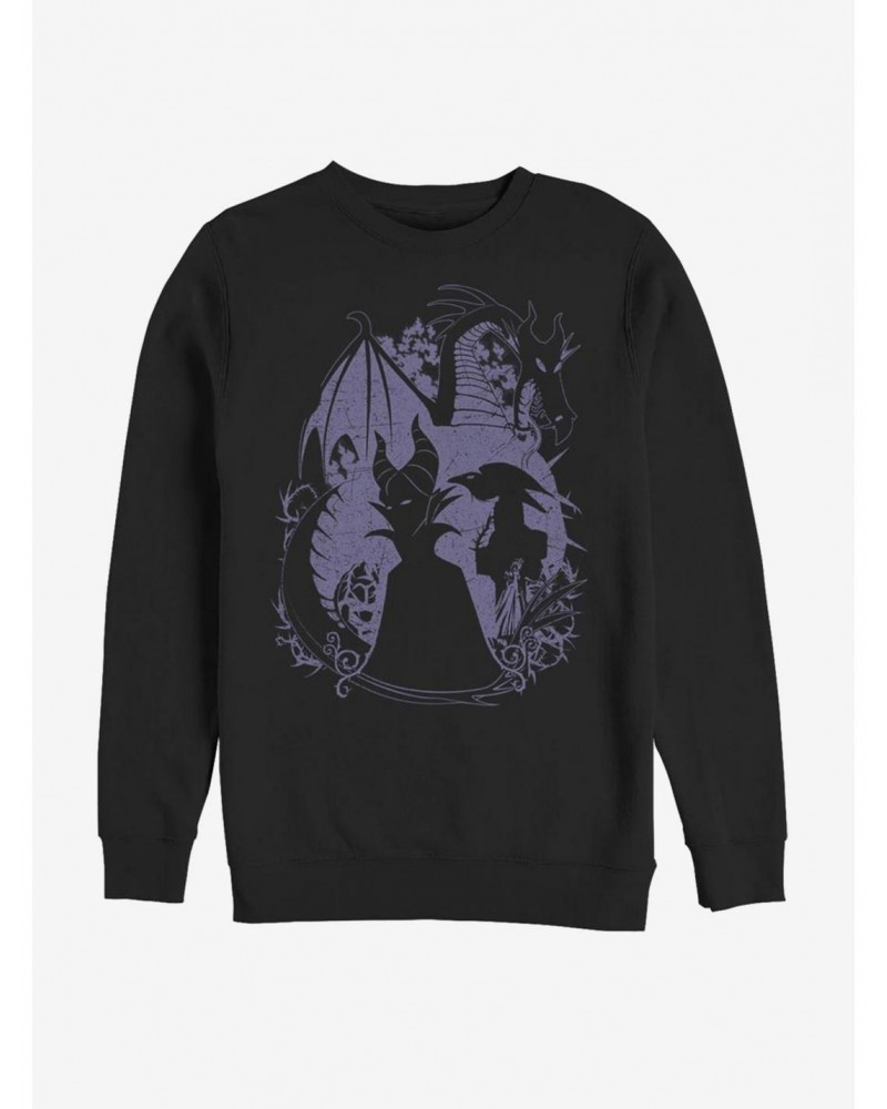 Disney Villains Maleficent Bone Heart Sweatshirt $18.08 Sweatshirts