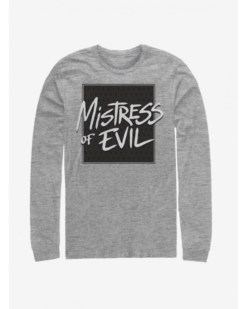 Disney Maleficent: Mistress Of Evil Bold Text Long-Sleeve T-Shirt $15.46 T-Shirts