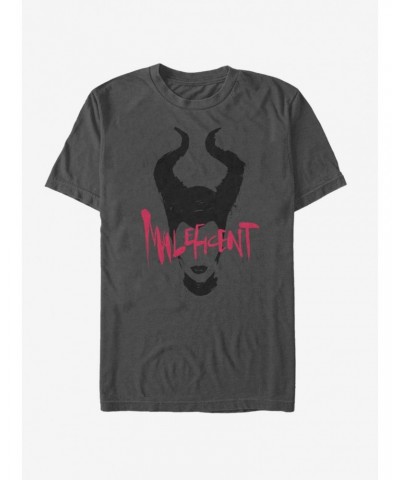 Disney Maleficent: Mistress Of Evil Paint Silhouette T-Shirt $8.60 T-Shirts