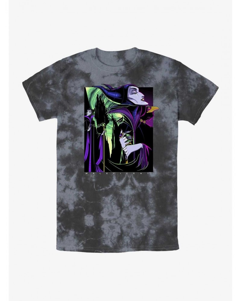 Disney Sleeping Beauty Maleficent Mistress of Evil Tie-Dye T-Shirt $9.58 T-Shirts