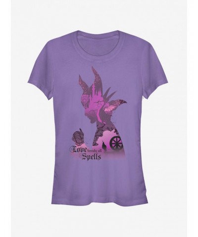 Disney Maleficent Love Breaks Spells Girls T-Shirt $7.97 T-Shirts
