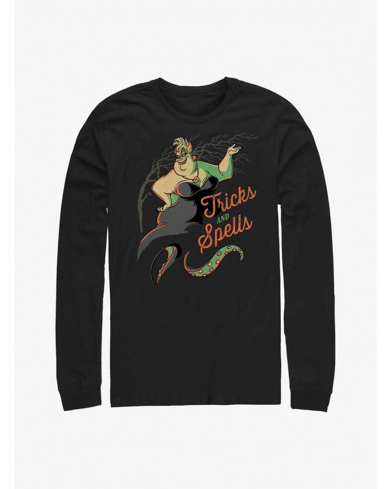 Disney Villains Ursula Tricks and Spells Long-Sleeve T-Shirt $16.12 T-Shirts