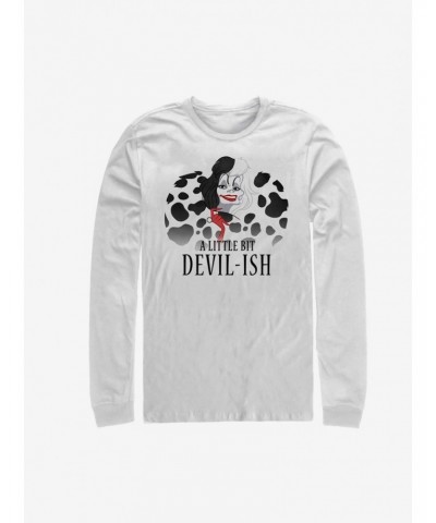 Disney Villains Cruella De Vil Devil-ish Long-Sleeve T-Shirt $10.53 T-Shirts
