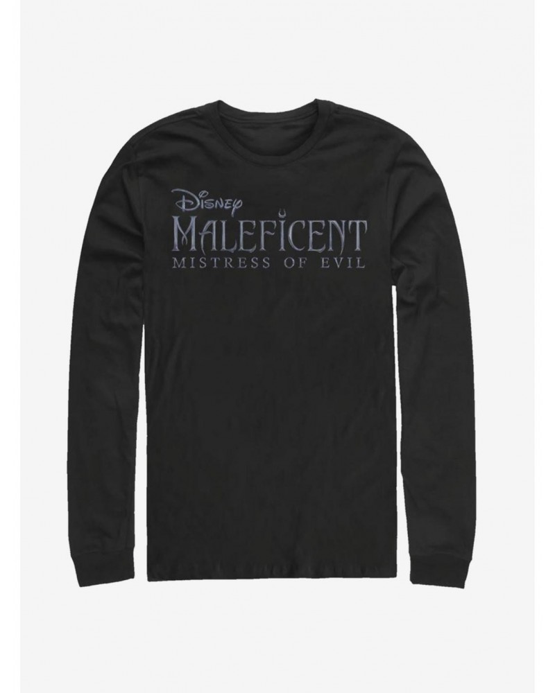 Disney Maleficent: Mistress Of Evil Movie Title Long-Sleeve T-Shirt $10.53 T-Shirts