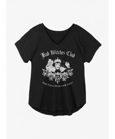 Disney Villains Bad Witch Club Girls Plus Size T-Shirt $10.98 T-Shirts