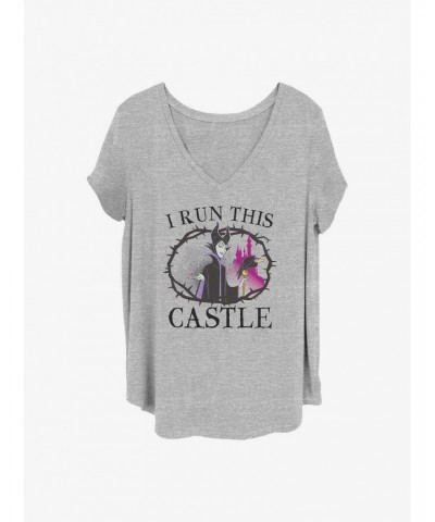 Disney Maleficent I Run This Castle Girls T-Shirt Plus Size $10.98 T-Shirts