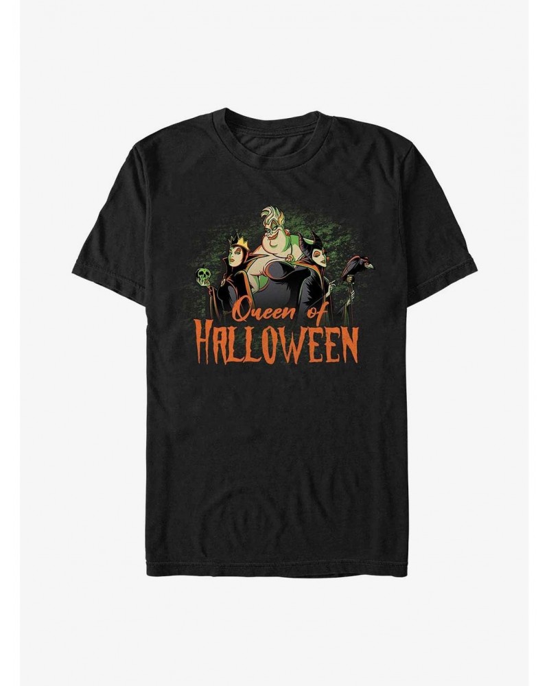 Disney Villains Queen Of Halloween T-Shirt $10.04 T-Shirts