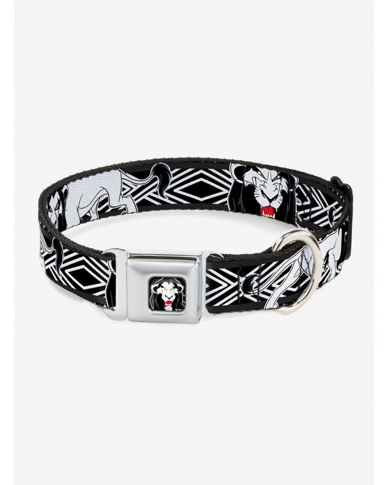 Disney The Lion King Scar Seatbelt Buckle Dog Collar $8.72 Pet Collars
