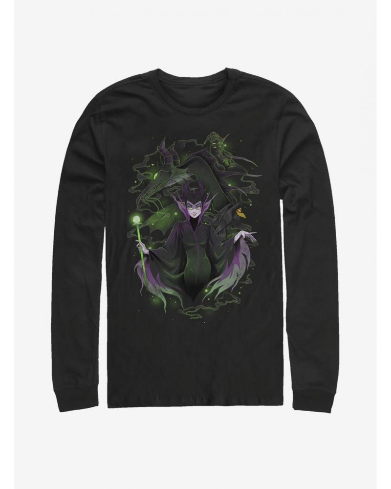 Disney Villains Maleficent Manga Long-Sleeve T-Shirt $10.53 T-Shirts