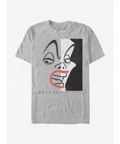 Disney Villains Cruella Cover T-Shirt $10.76 T-Shirts