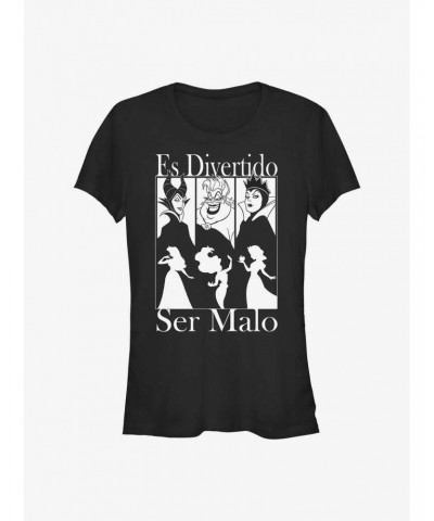 Disney Villains Spanish Good To Be Bad Girls T-Shirt $11.95 T-Shirts