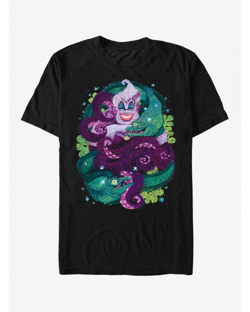 Extra Soft Disney Villains Starry Seas T-Shirt $13.01 T-Shirts