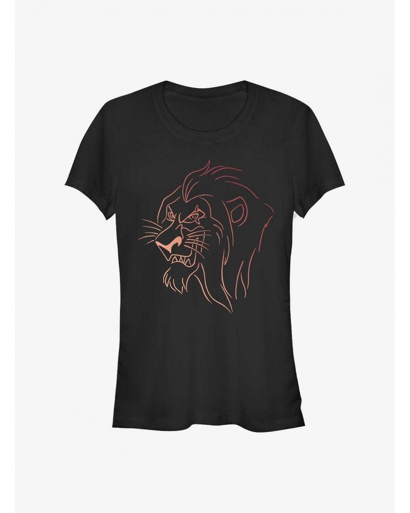 Disney The Lion King Scar Line Girls T-Shirt $12.20 T-Shirts