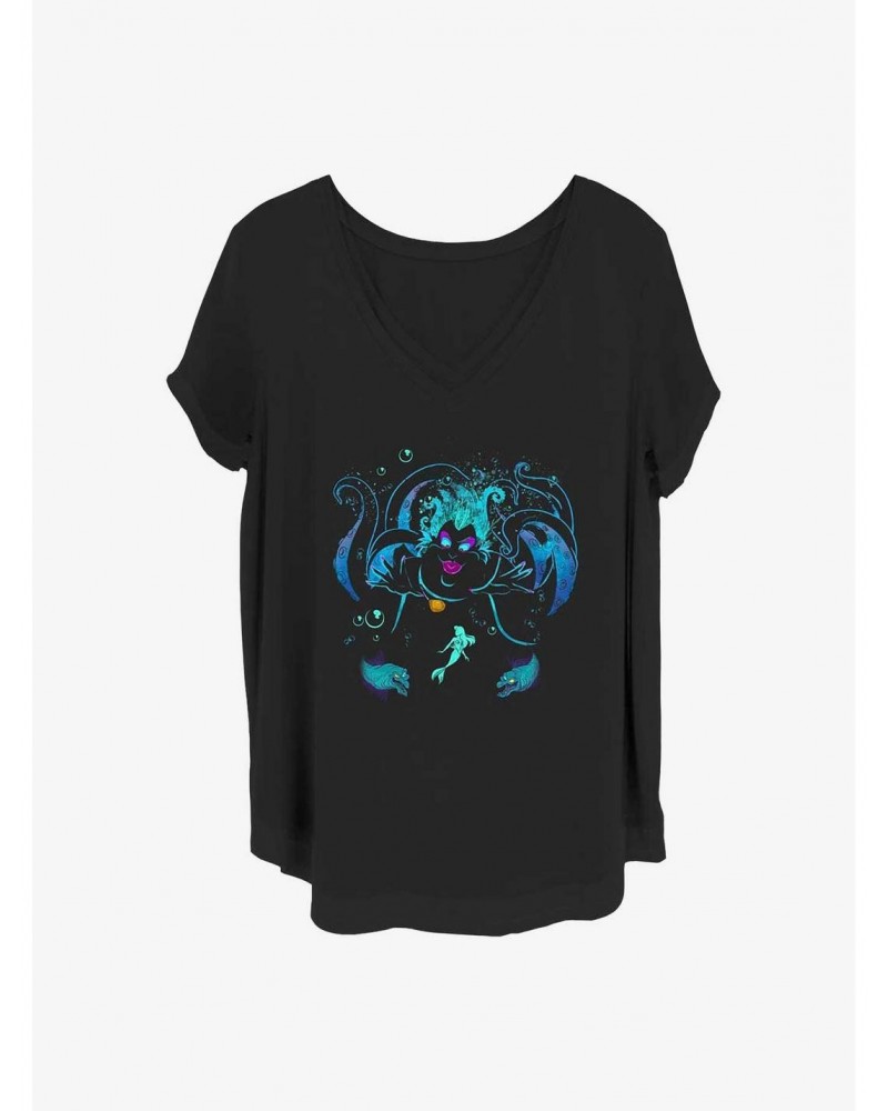 Disney The Little Mermaid Ursula Under The Sea Girls T-Shirt Plus Size $10.69 T-Shirts
