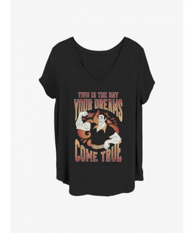 Disney Villains Gaston Dreams Girls T-Shirt Plus Size $14.45 T-Shirts