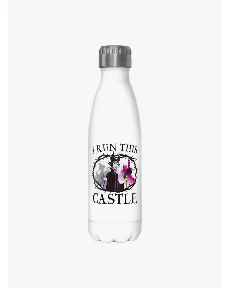 Disney Villains Maleficent I Run This Castle Water Bottle $7.72 Water Bottles