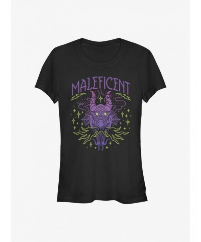Disney Maleficent Dragon Back Girls T-Shirt $9.46 T-Shirts