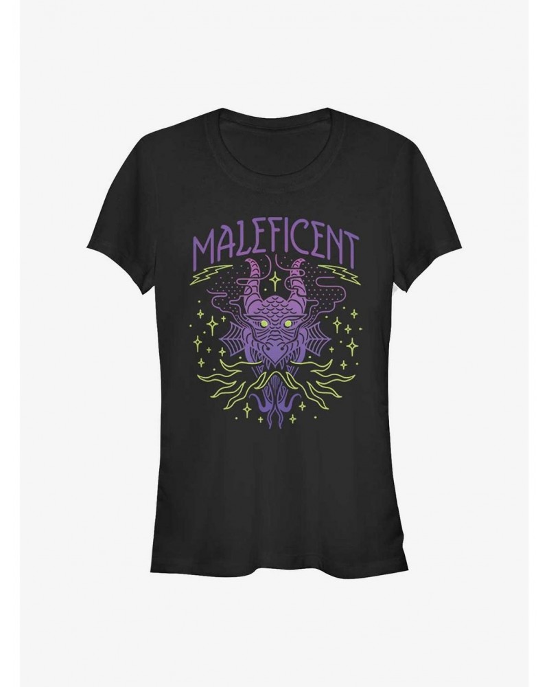 Disney Maleficent Dragon Back Girls T-Shirt $9.46 T-Shirts