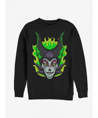 Disney Maleficent Sugar Skull Sweatshirt $11.07 Sweatshirts