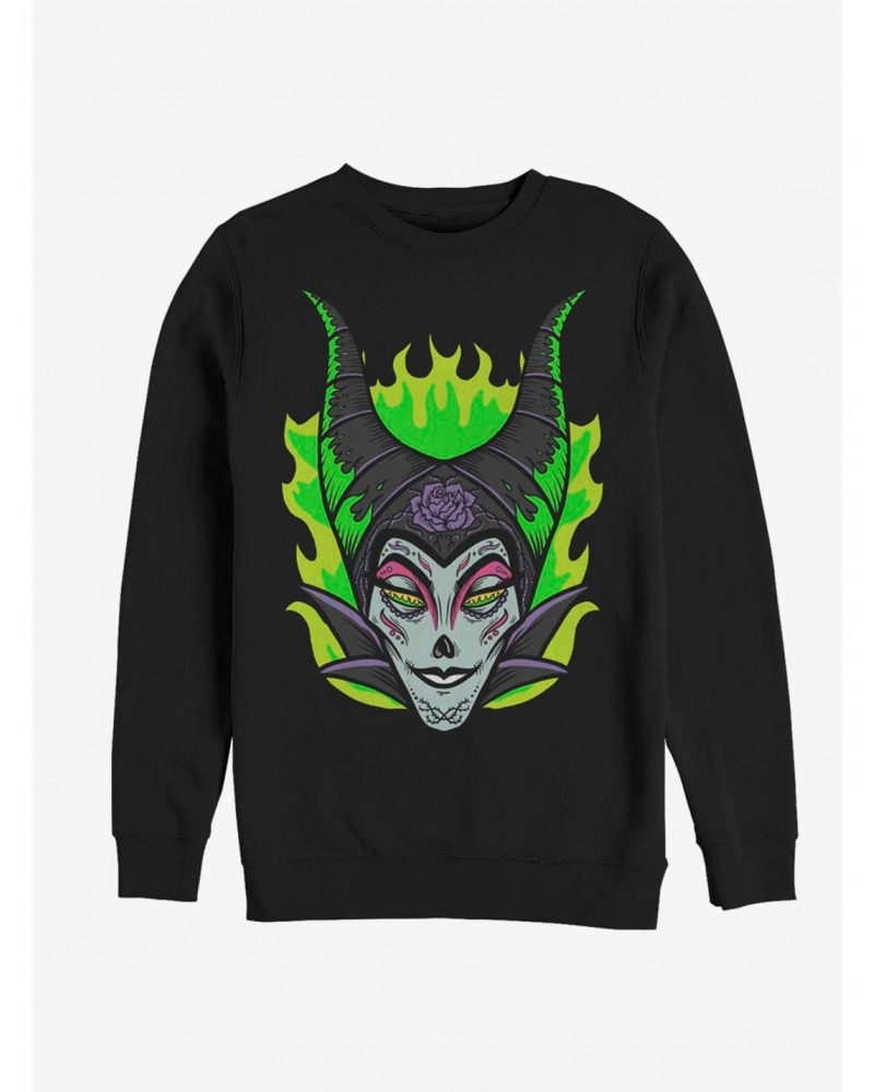 Disney Maleficent Sugar Skull Sweatshirt $11.07 Sweatshirts