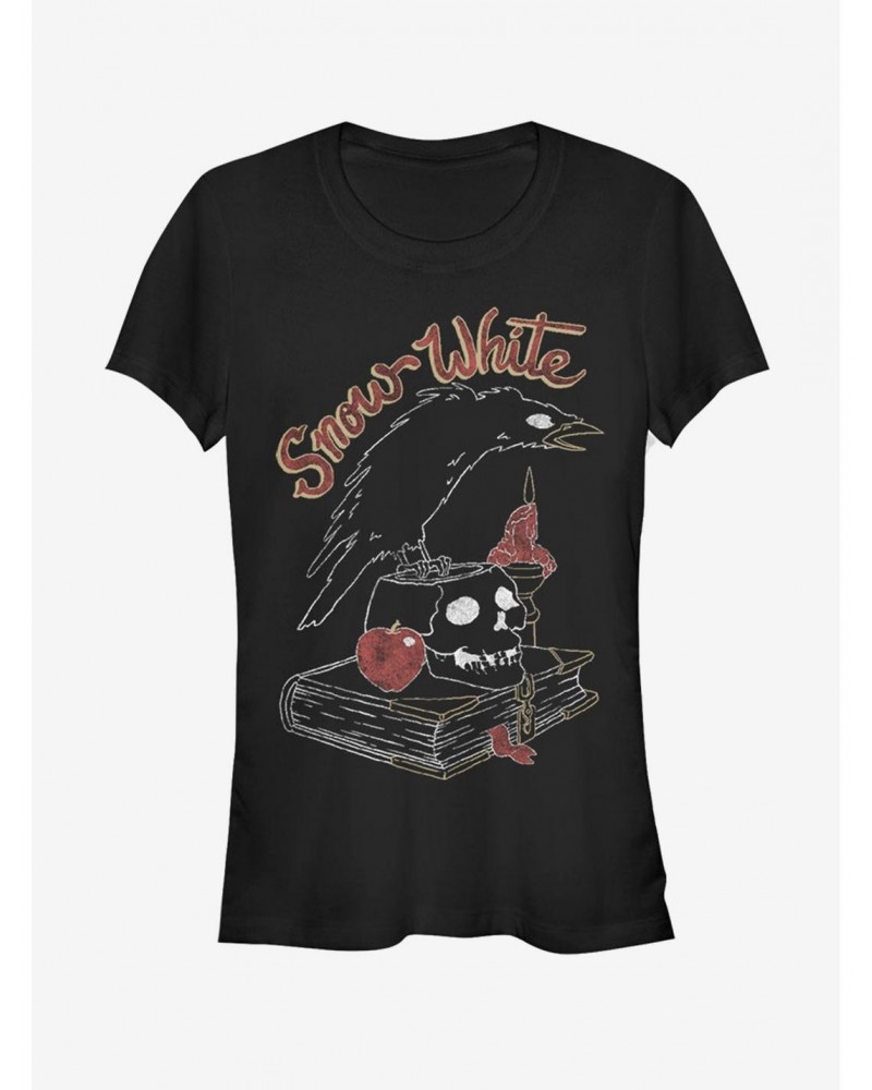 Disney Snow White And The Seven Dwarfs Evil Queen's Pet Raven Girls T-Shirt $12.45 T-Shirts