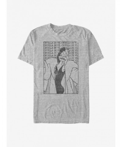 Disney Cruella Cruella De Vil T-Shirt $9.08 T-Shirts