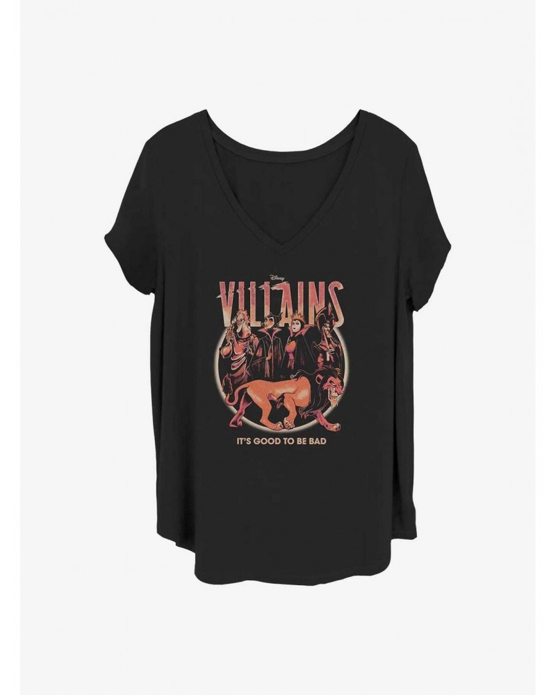 Disney Villains Good To Be Bad Girls T-Shirt Plus Size $10.12 T-Shirts